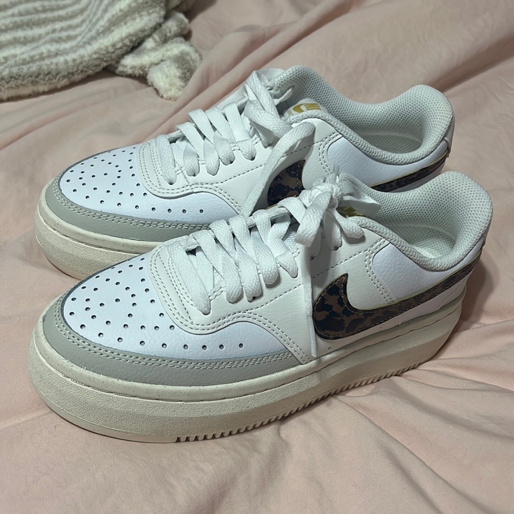 Nike Women’s Court Vision low cheetah sneakers